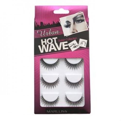 Künstliche Wimpern – Urban Hot Wave Collection – 5er Pack Modell 3402