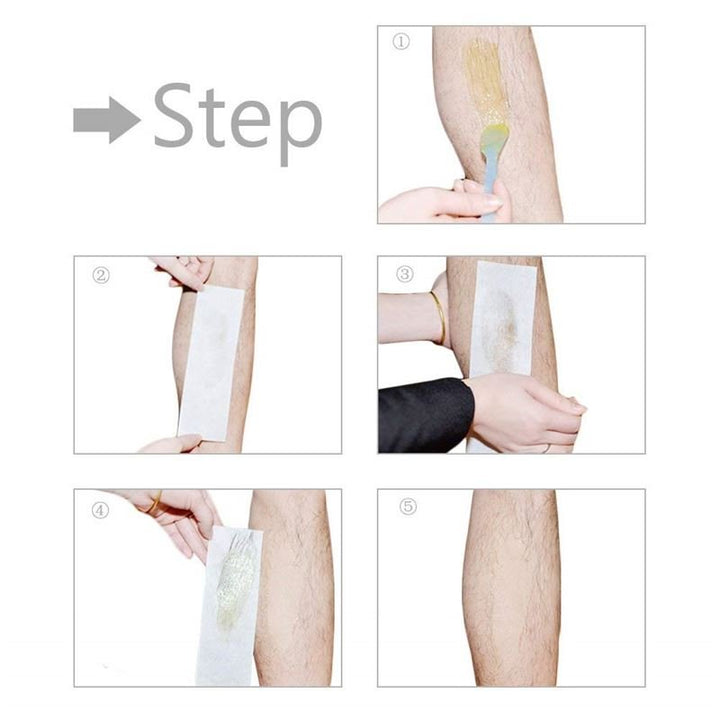 100 Wachsstreifen / Wachsstreifen zur Haarentfernung für Heißwachs (Gesicht/Körper) – | Fashiongirl