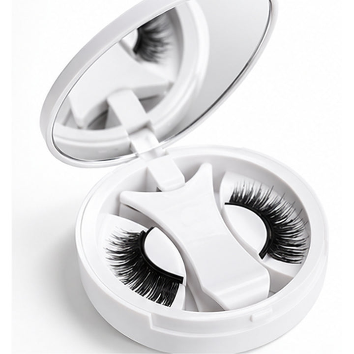 Magnetic Eyelashes with Applicator and Mirror Case - Black – image 3