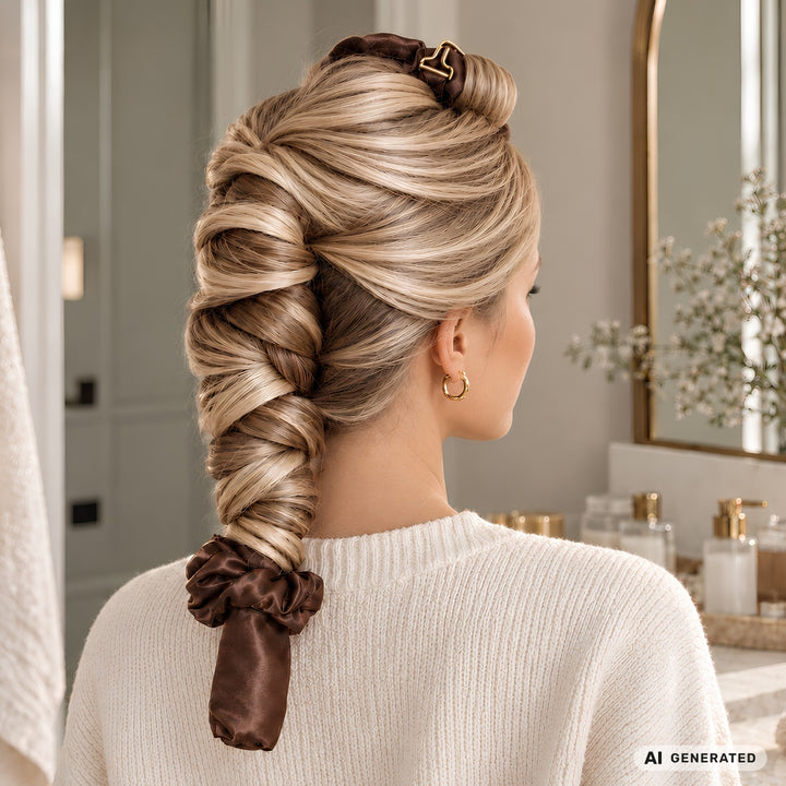 SOHO Epona Unicorn Heatless Hair Curler Set 4 Piece - Brown – image 3