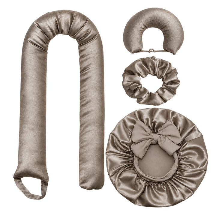 SOHO Epona Unicorn Heatless Hair Curler 4 Pcs - Khaki