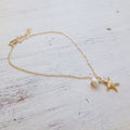 Fußkettchen Seestern + Perle – | Fashiongirl