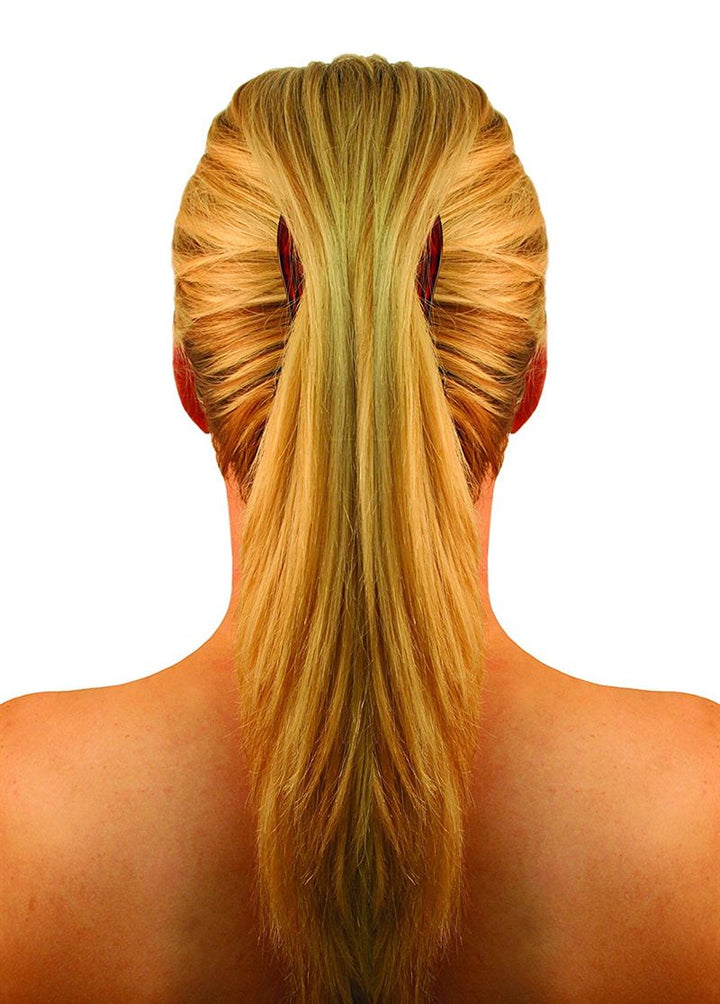 Banana Interlocking Hair Claw – Schwarz – Haaraccessoires