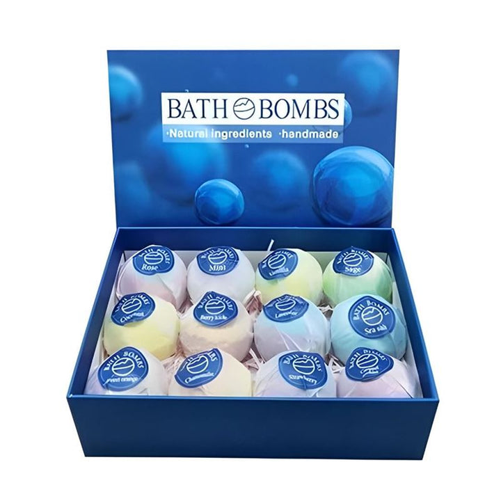 Badezusatz-Geschenkset mit 12 Badezusätzen – | Fashiongirl
