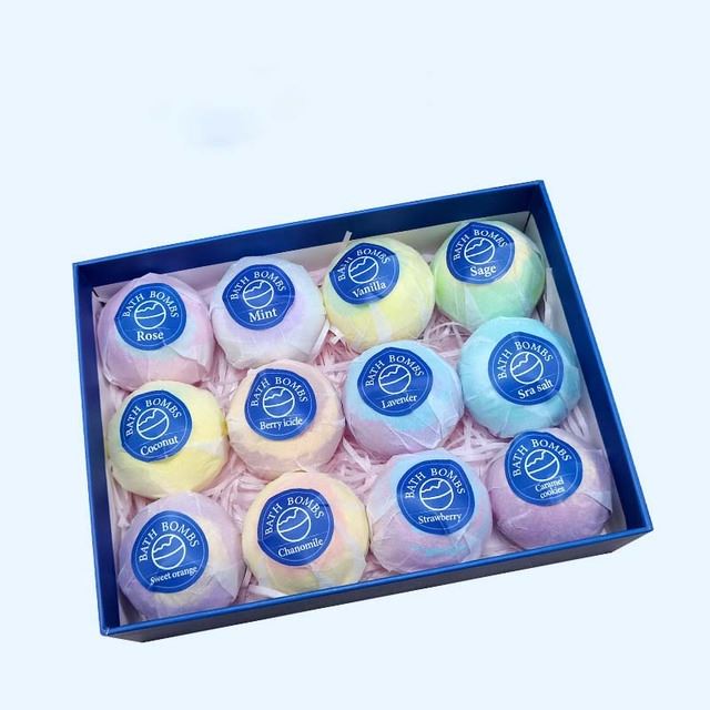 Badezusatz-Geschenkset mit 12 Badezusätzen – | Fashiongirl