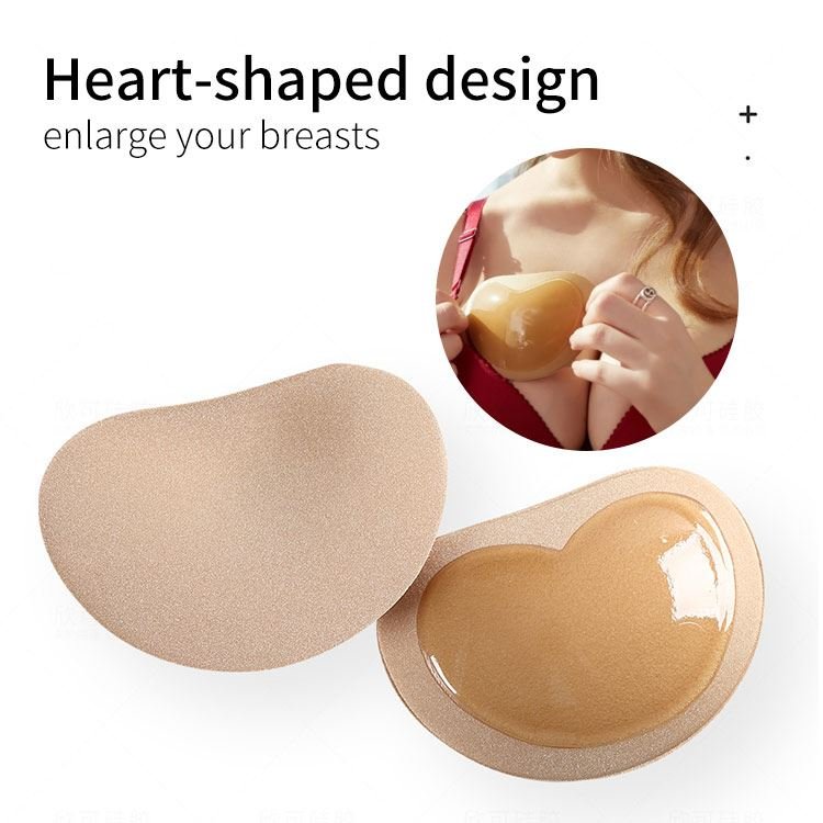 BH-Einlagen – Herzförmige Push-up-Polster für BHs – Beige – Shapewear | Fashiongirl