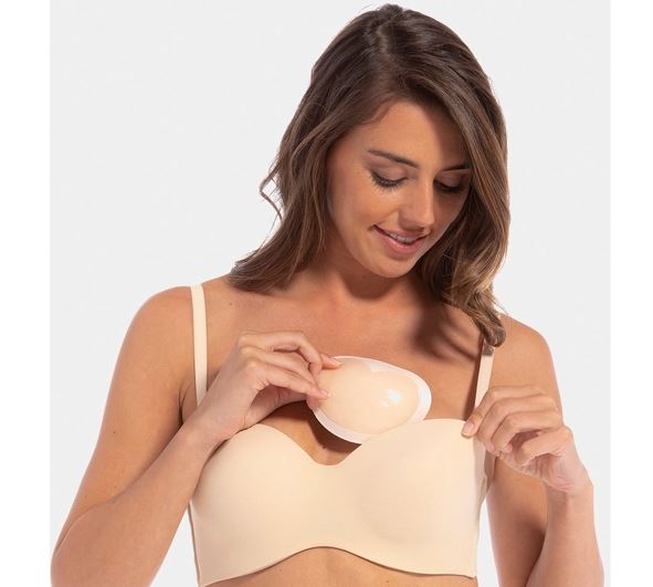 BH-Einlagen – Herzförmige Push-up-Polster für BHs – Beige – Shapewear | Fashiongirl