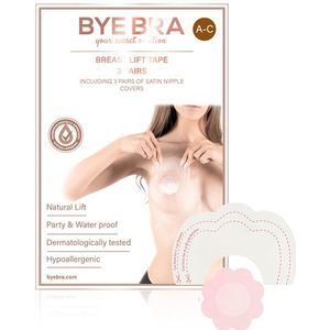 Bye Bra Push - Up Breast Tape Str. A - C + Satin Nipple Covers - Shapewear | Fashiongirl