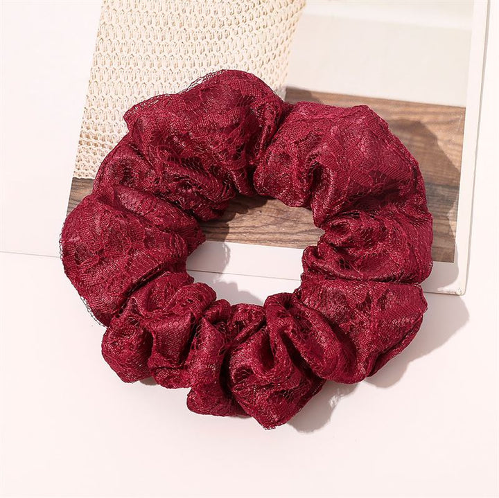 Chris Rubin Alice Scrunchie - Cherry red - Hair Accessories