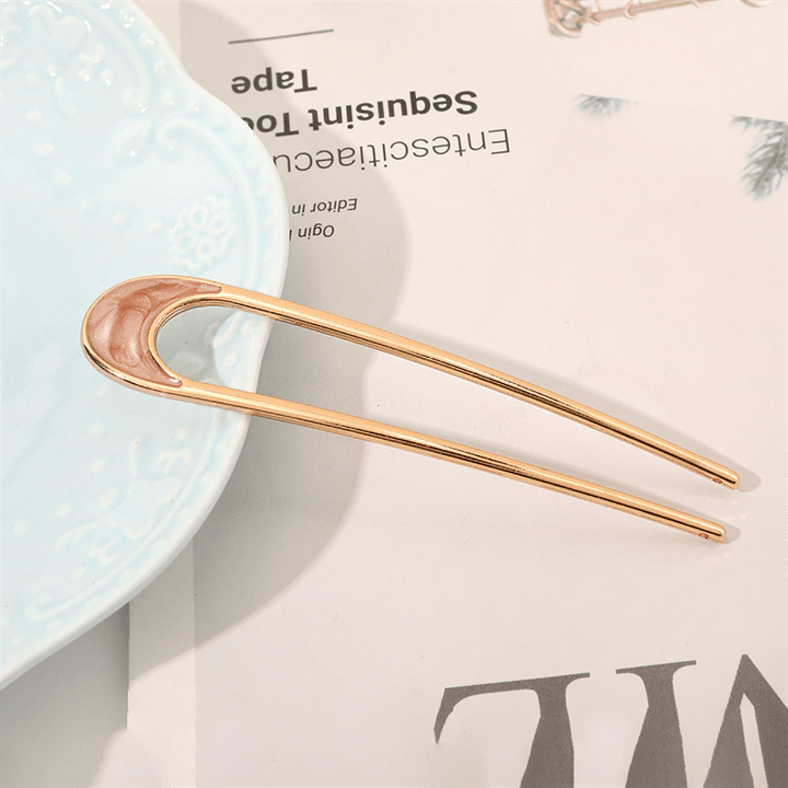 Chris Rubin Alina French Chignon Haarnadel – Champagner – Haaraccessoires