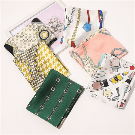 Chris Rubin Bella Seidenschal – Gelb – | Fashiongirl