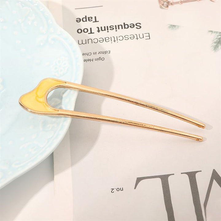 Chris Rubin Emely Haarnadel – Yellow Stardust – Haaraccessoires | Fashiongirl