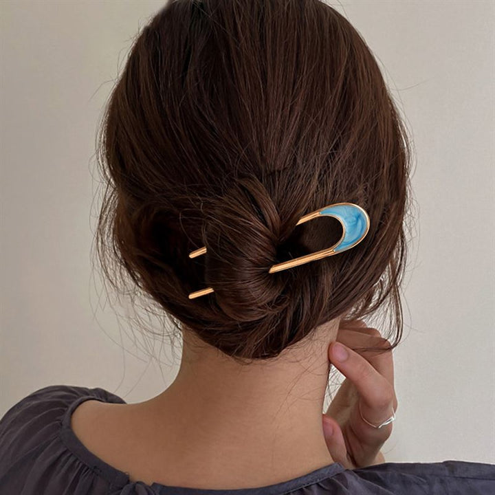 Chris Rubin Emely Haarnadel – Yellow Stardust – Haaraccessoires | Fashiongirl