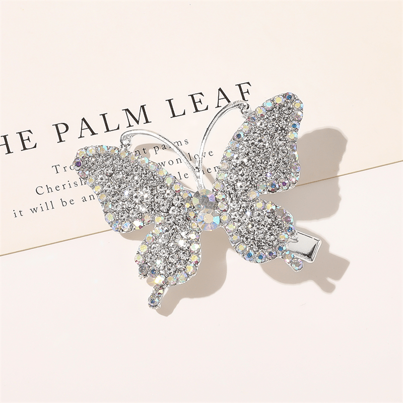 Chris Rubin Evie Hair Claw Silver - Butterfly - Hair Accessories | Fashiongirl