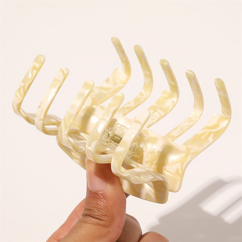 Chris Rubin Felia Hair Claw – Elfenbein – Haaraccessoires | Fashiongirl