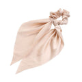 Chris Rubin Giana Scrunchie mit Schal – Beige – Haaraccessoires