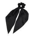 Chris Rubin Giana Scrunchie mit Schal – Schwarz – Haaraccessoires