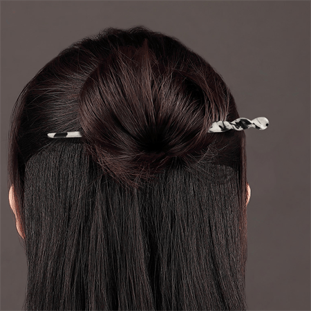 Chris Rubin Jade Hair Stick – Weißer Marmor – | Fashiongirl