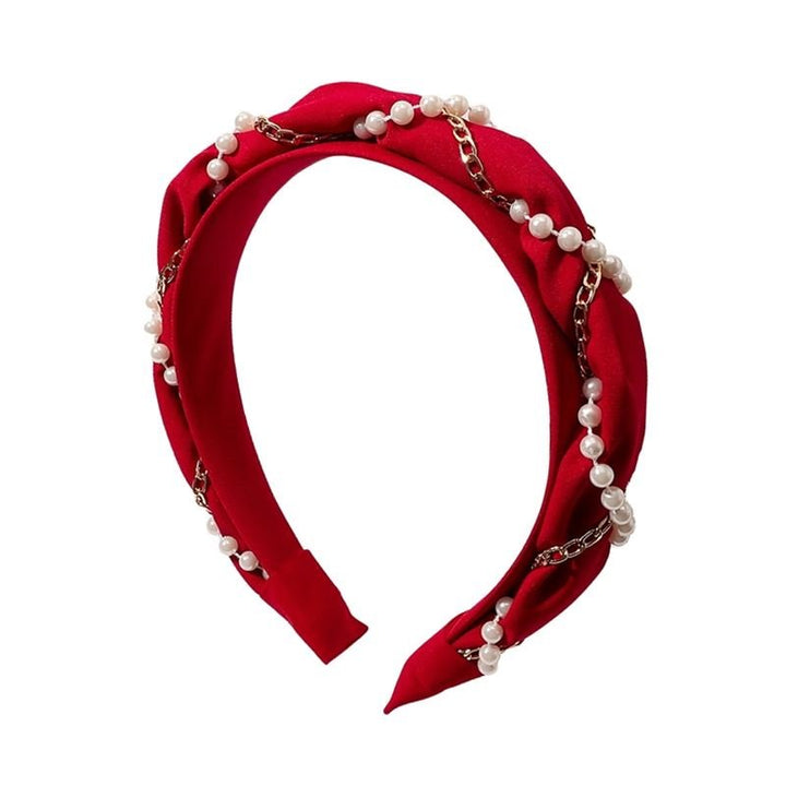 Chris Rubin Kiko Headband - Red - Hair Accessories | Fashiongirl