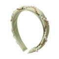 Chris Rubin Kiko Stirnband – Zartgrün – Haaraccessoires
