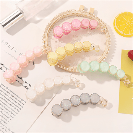 Chris Rubin Lina Hair Claw - Aquamarine - Hair Accessories | Fashiongirl