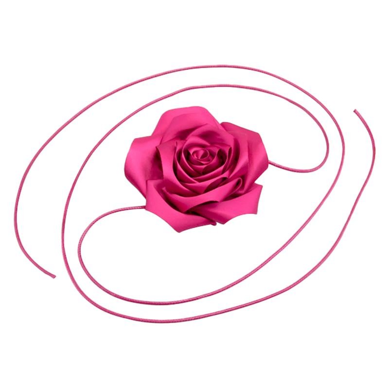 Chris Rubin Rosalia Choker-Halskette – Magenta-Pink – | Fashiongirl