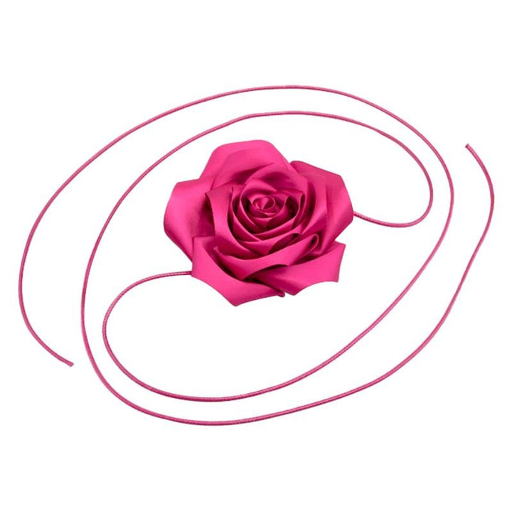 Chris Rubin Rosalia Choker-Halskette – Magenta-Pink – | Fashiongirl