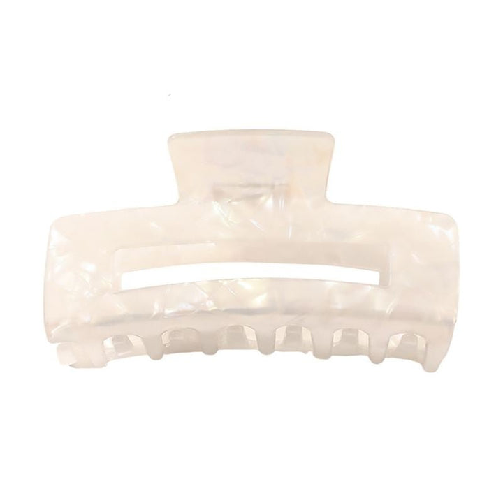 Chris Rubin Ruby Hair Claw – Weißer Marmor – Haaraccessoires | Fashiongirl