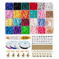 Fashiongirl’s Clay Beads – KREA DIY Jewellery Set enthält leuchtende Acrylperlen, Gummibänder, Verschlüsse und eine Schere in einer Box mit 24 Fächern – perfekt für die Herstellung von individuellem Schmuck.