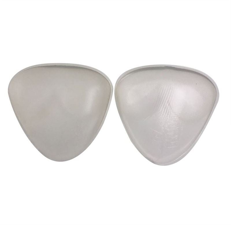 Clear silicone bra inserts - Triangular (2 x 60 grams) - Shapewear | Fashiongirl