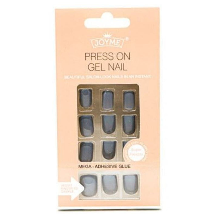 Klick- / Press-On-Nägel – Grau #S181 – | Fashiongirl
