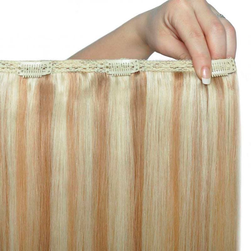 Clip-In-Extensions – 40 cm #27/613 Hellblond Mix – | Fashiongirl
