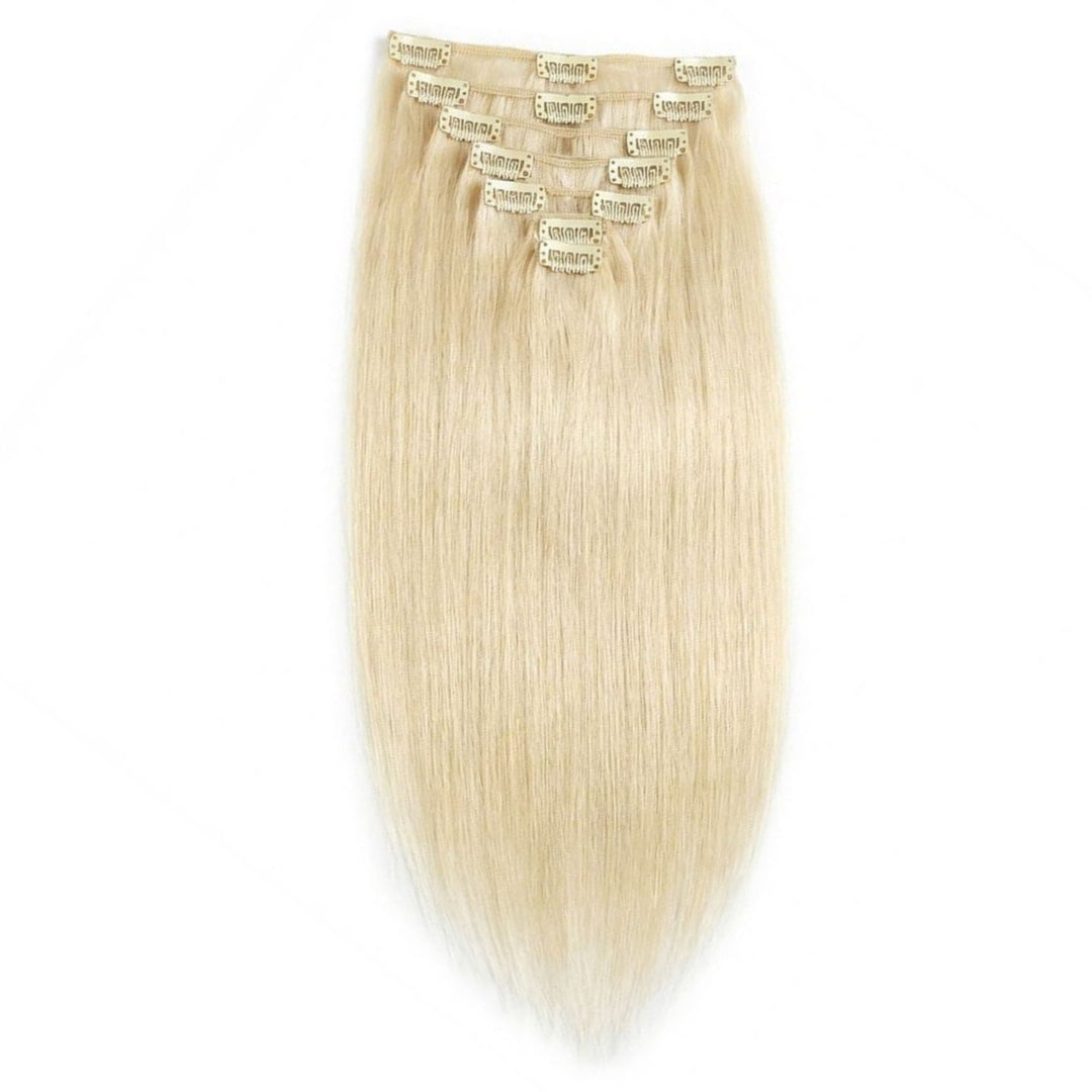Clip In Extensions 60 platinum blonde - Clip in Extensions - Fashiongirl