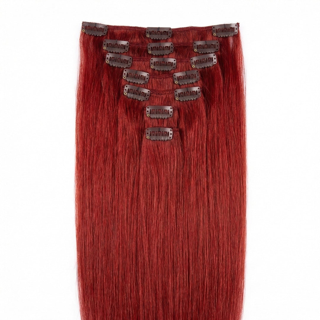 Clip In Extensions  Fire Red - Clip in Extensions - Fashiongirl