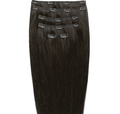 Clip-in-Haarverlängerungen #2 Dunkelbraun – 7 Sets – 60 cm | Gold24 – | Fashiongirl