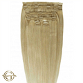 Clip-in-Haarverlängerungen #27 Mittelblond – 7 Sets – 50 cm | Gold24 – | Fashiongirl