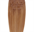 Clip-in-Haarverlängerungen #30 Kastanie – 7 Sets – 50 cm | Gold24 – | Fashiongirl