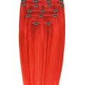 Clip-in-Haarverlängerungen #5C66 Rot – 7 Sets – 50 cm | Gold24 – | Fashiongirl