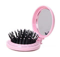 Kompakter Make-up-Spiegel mit Pinsel – Rouge – Spiegel