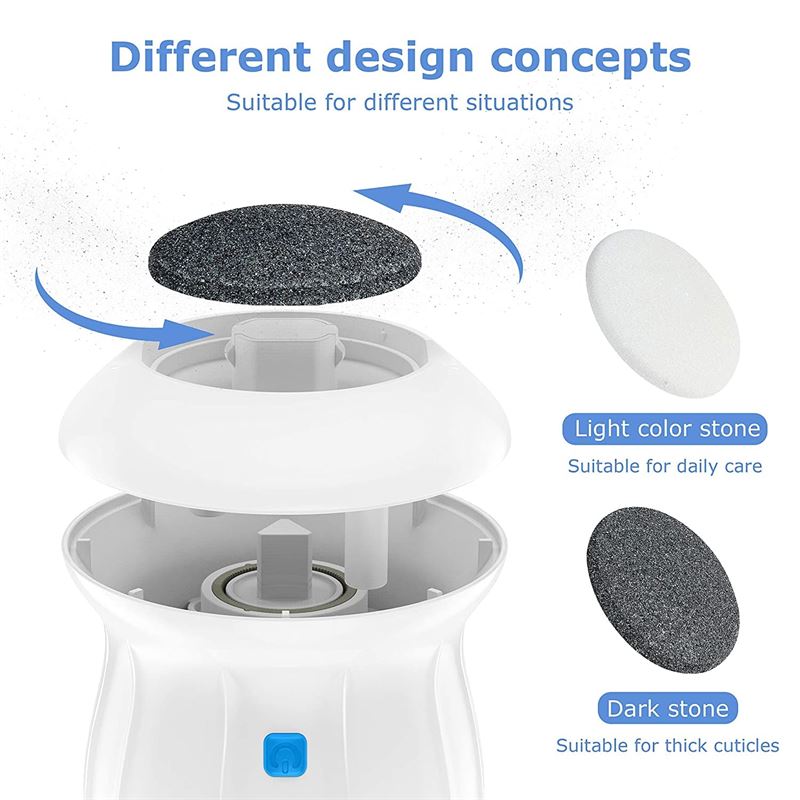 Elektrische Fußfeile für Hornhaut unter den Füßen (Pediküre) – USB/Batterie – | Fashiongirl