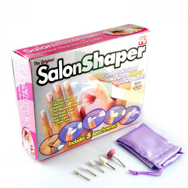 Elektrische Nagelfeile / Maniküre-Set – Salon Shaper 5-in-1-Set – | Fashiongirl