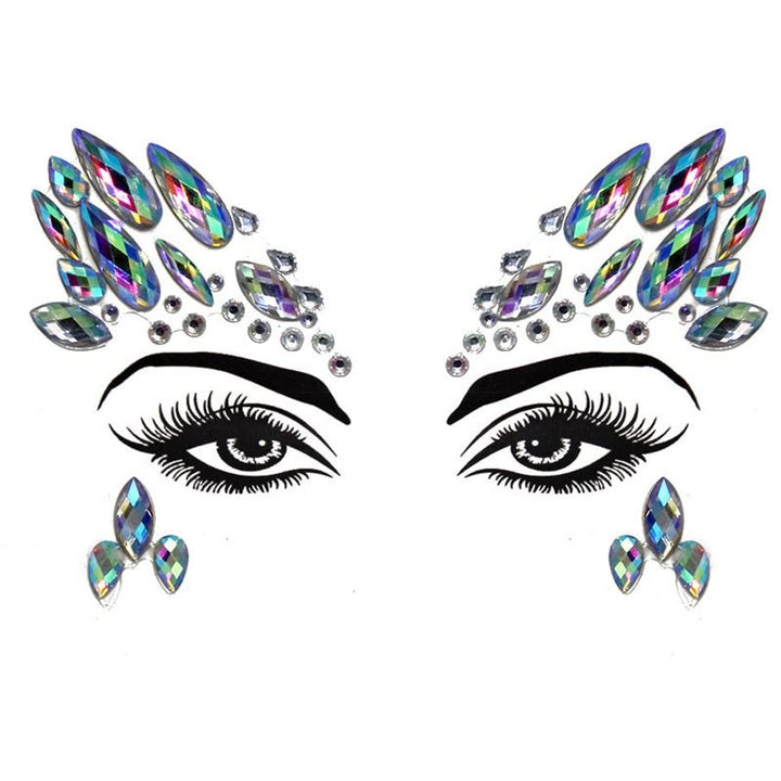 Face Jewels – Diamanten für das Gesicht mit Strasssteinen (YT – 04) – | Fashiongirl