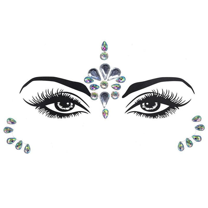 Face Jewels – Gesichtsschmuck mit Strasssteinen/Diamanten (YT – 112) – | Fashiongirl