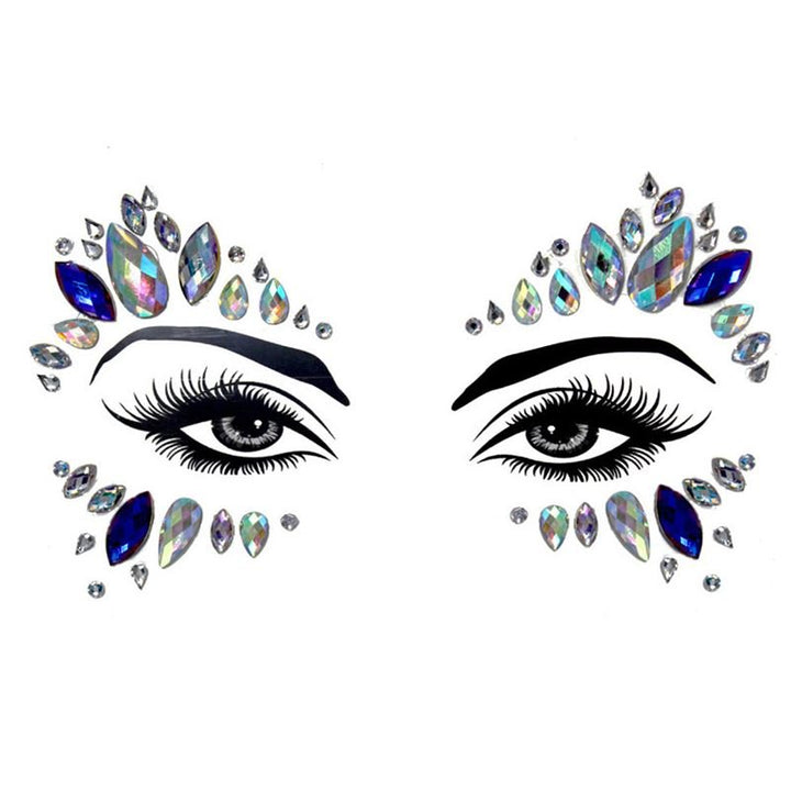 Face Jewels – Gesichtsschmuck mit Strasssteinen/Diamanten (YT – 12) – | Fashiongirl