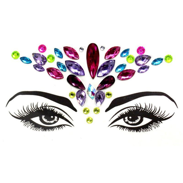 Face Jewels – Gesichtsschmuck mit Strasssteinen/Diamanten (YT – 13) – | Fashiongirl