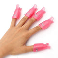 Fingerclips zum Entfernen von Gel-Nagellack, Gelnägeln und Nagellack – 10 Stück – | Fashiongirl