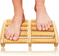 Fußmassageroller / Holzroller – 2x5 Rollen – | Fashiongirl