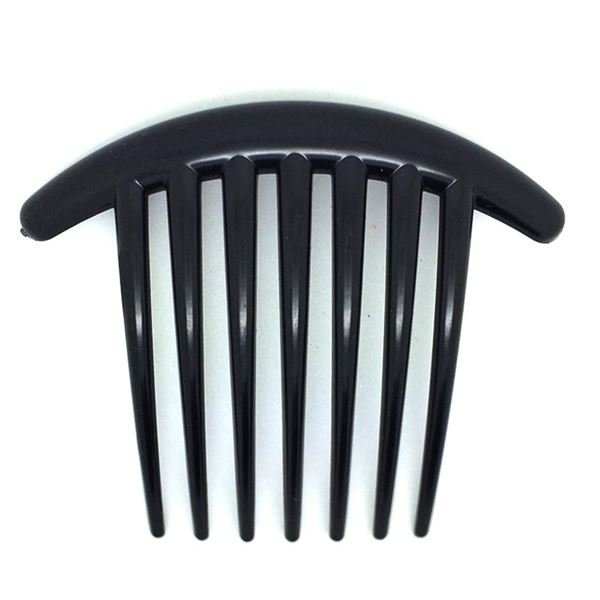 French Twist Seitenscheitelkamm – Schwarz – | Fashiongirl