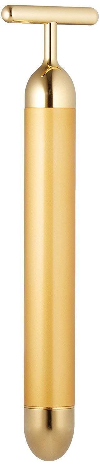 Gold-Gesichtsmassagegerät – T-Bar Beauty Lifter Vibrating – Anti-Falten-Massageroller – | Fashiongirl