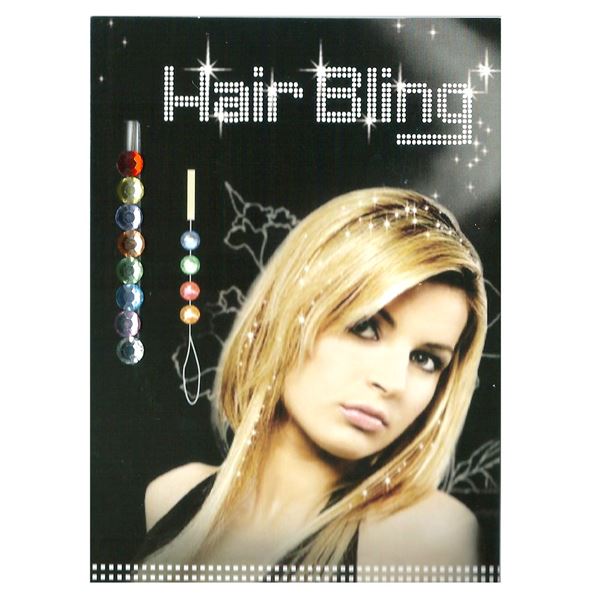Hair Bling – 8 farbige Kristalldiamanten – | Fashiongirl